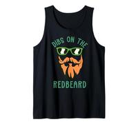 Dibs On The Redbeard Ginger Beard Día De San Patricio Camiseta sin Mangas