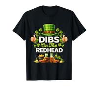 Dibs On The Redhead Funny St Patrick's Day Irish Leprechaun Camiseta