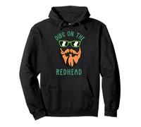 Dibs On The Redhead Ginger Beard Día De San Patricio Cabello Sudadera con Capucha