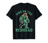 Dibs On The Redhead Ginger Bigfoot Trébol del Día de San Camiseta