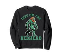 Dibs On The Redhead Ginger Bigfoot Trébol del Día de San Sudadera