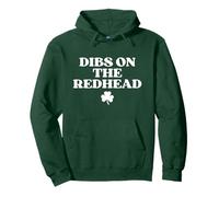 Dibs On The Redhead Hoodie Funny St Patricks Day Sudadera con Capucha