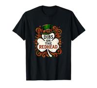 Dibs on The Redhead Shamrock St Patricks Day - Diseño de San Patricio Camiseta