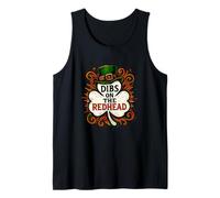 Dibs on The Redhead Shamrock St Patricks Day - Diseño de San Patricio Camiseta sin Mangas