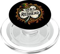 Dibs on The Redhead Shamrock St Patricks Day - Diseño de San Patricio PopSockets PopGrip para MagSafe
