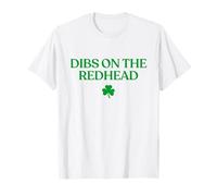 Dibs On The Redhead Shirt Funny St Patricks Day Irish Camiseta