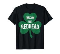 Dibs on The Redhead St Patricks Day - Camiseta Divertida Camiseta