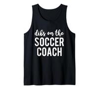 Dibs On The Soccer Coach Funny Soccer Coach's Wife Camiseta sin Mangas