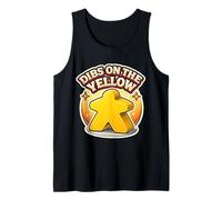 Dibs On The Yellow Meeple - Ventilador para Juegos de Mesa Camiseta sin Mangas