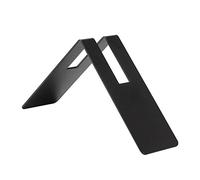 DIBTSA Soporte para papel de filtro de café, estante de acero inoxidable de una sola ranura, soporte de almacenamiento para filtro de café (negro mate)