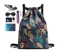 Dibuja Bolsas De Deporte Con Cuerdas - Bolsa Impermeable Cinch Bolsas Con Cordón Plegable | Diseño Efectivo Bolsa De Viaje De Gran Capacidad Para Deportes, Viajes, Gimnasio, Playa Para Mujeres Y,