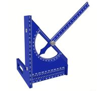 Dibuja eficientemente líneas paralelas con la herramienta cuadrada de carpintero 3D ajustable (azul)