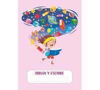 Dibuja y escribe: Pauta Montessori 3.5mm - Libreta para dibujar y escribir - Cuaderno caligrafía niños (Caligrafía Pauta Montessori)