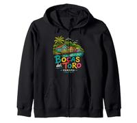 Dibujado a Mano Bocas del Toro Panamá Viaje Monumento Regalo Sudadera con Capucha
