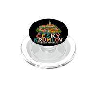 Dibujado a Mano Cesky Krumlov República Checa Viaje Monumento Regalo PopSockets PopGrip para MagSafe
