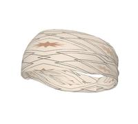 Dibujado a mano, diseño bohemio, ligero Luxury07, decoración deportiva de moda, diadema resistente al sudor, banda para el pelo, transpirable, absorbe el sudor, equipo de fitness, diademas para