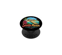 Dibujado a Mano Santa Maria Cabo Verde Viaje Monumento Regalo PopSockets PopGrip Adhesivo