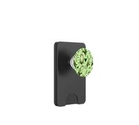 Dibujado a Mano Verde cuáquero patrón Lindo Loro PopSockets PopWallet para MagSafe