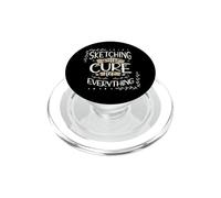 Dibujar es mi Cura para Todo Artista PopSockets PopGrip para MagSafe