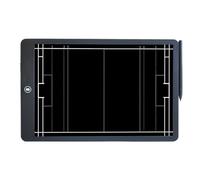 Dibujar Tablet, Coaching Board, Flexible Screen Lightweight Design LCD Technology, Coaches Clipboard for Team Strategy, Pre-Match Practice, 13,94 x 9,37 x 0,33 pulgadas