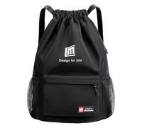 Dibuje La Bolsa De La Cuerda: La Saqueo De Gimnasio Impermeable, El Transportista De Viajes Multipólogos | Bolsa De Ejercicios Livianos, Paquete De Equipos Deportivos Al Aire Libre, Mochila Para Acamp