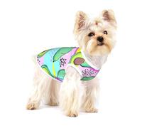 Dibujo a Mano Colorido de un Aguacate,Camiseta de algodón sin Mangas para Mascotas, Chaleco Transpirable, Suave y elástico para Cachorros,S