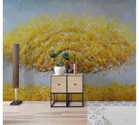 Dibujo A Mano Fresco Bello Pintado Árboles Otoñales Arte 3D Papel Pintado Tapiz Textura de Seda Oficina Comedor Sofá Dormitorio Sala Estar TV Fondo Pantalla-430cm×300cm