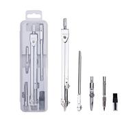 Dibujo Brújula Herramientas de dibujo Conjunto de brújulas de dibujo profesional Instrumento de dibujo geométrico Geométrico Brújula Brújula Ingeniería Diseño Dibujo Set Kit de Regla Matemática(B)