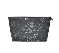 Dibujo científico Escrito a Mano Impreso, Bolsa de artículos de tocador Bolsa de Maquillaje Bolsa de cosméticos Bolsa de artículos de tocador de Viaje portátil