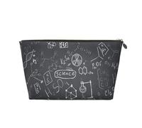 Dibujo científico Escrito a Mano Impreso, Bolsa de Maquillaje Bolsa de cosméticos Bolsa de artículos de tocador de Viaje portátil Bolsa de artículos de tocador