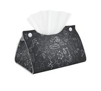 Dibujo científico Escrito a Mano Impreso, Funda para Caja de pañuelos con Cierre, Reutilizable, Decorativa para baño, Sala de Estar, Dormitorio, Oficina y Coche.