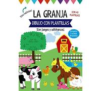 Dibujo con plantillas. La granja (Castellano - A PARTIR DE 3 AÑOS - MANIPULATIVOS (LIBROS PARA TOCAR, JUGAR Y PINTAR), POP-UPS - Otros libros)