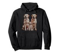 Dibujo de Dibujo de Familia de Cachorros Labrador Retriever. Sudadera con Capucha