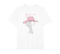 Dibujo de Joanne de Lady Gaga Camiseta, Hombre Tallas Grandes, Blanco, 6X Alto