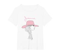 Dibujo de Joanne de Lady Gaga Camiseta, Mujer Tallas Grandes, Blanco, 6XL Grande
