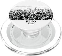 Dibujo de Paisaje Urbano de Reno Nevada PopSockets PopGrip para MagSafe