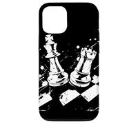 Dibujo de reinas y reyes de ajedrez Carcasa para iPhone 12/12 Pro