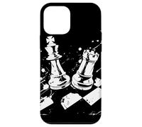 Dibujo de reinas y reyes de ajedrez Carcasa para iPhone 12 mini