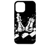 Dibujo de reinas y reyes de ajedrez Carcasa para iPhone 12 Pro Max