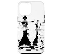 Dibujo de reinas y reyes de ajedrez Carcasa para iPhone 12 Pro Max