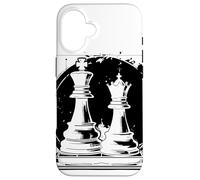 Dibujo de reinas y reyes de ajedrez Carcasa para iPhone 16