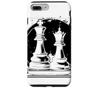 Dibujo de reinas y reyes de ajedrez Carcasa para iPhone 7 Plus/8 Plus