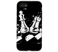 Dibujo de reinas y reyes de ajedrez Carcasa para iPhone SE (2020) / 7 / 8