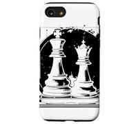 Dibujo de reinas y reyes de ajedrez Carcasa para iPhone SE (2020) / 7 / 8