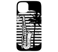 Dibujo de saxofón Carcasa para iPhone 15 Plus