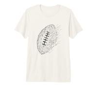 Dibujo de un balón de fútbol Americano Camiseta Premium