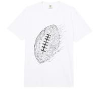 Dibujo de un balón de fútbol Americano Comfort Colors Adult Heavyweight T-Shirt