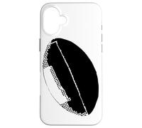 Dibujo de un balón de rugby Carcasa para iPhone 16 Plus