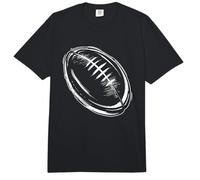 Dibujo de un balón de Rugby Comfort Colors Adult Heavyweight T-Shirt