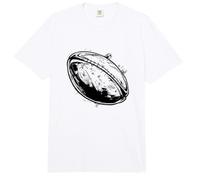 Dibujo de un balón de Rugby Comfort Colors Adult Heavyweight T-Shirt